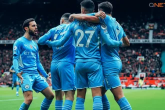 Manchester-City-players-celebrating-a-goal