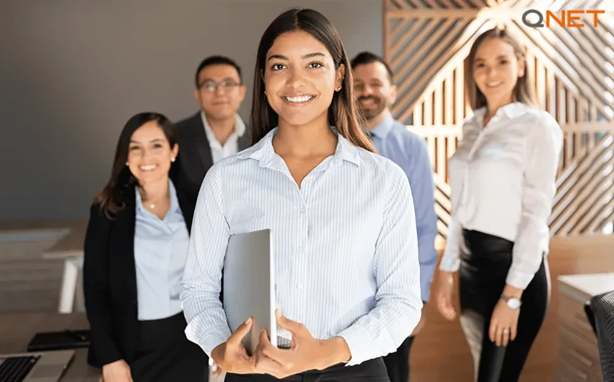 A group of young entrepreneurs