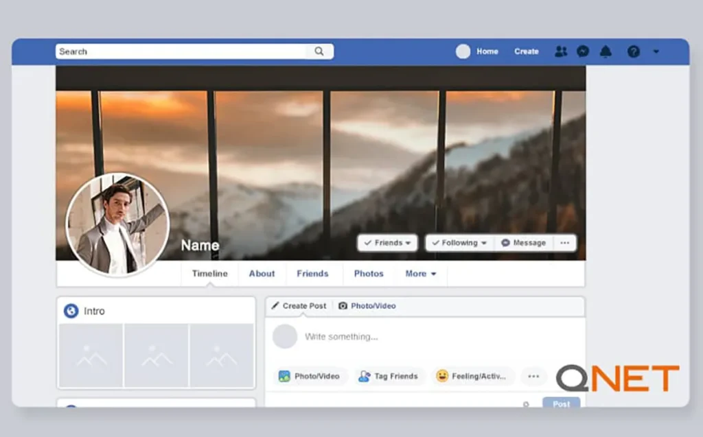 Facebook Profile page