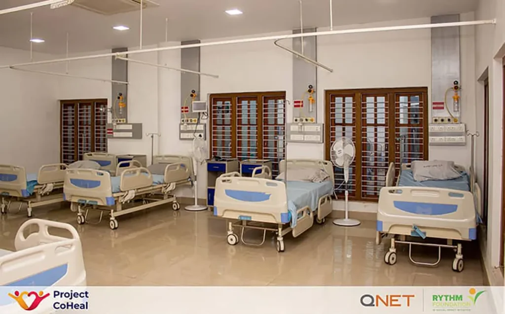 Project CoHeal transformed a once-abandoned hospital into a fully-functional COVID care facility.