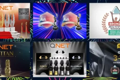 A glimpse of QNET's triumphant awards collection