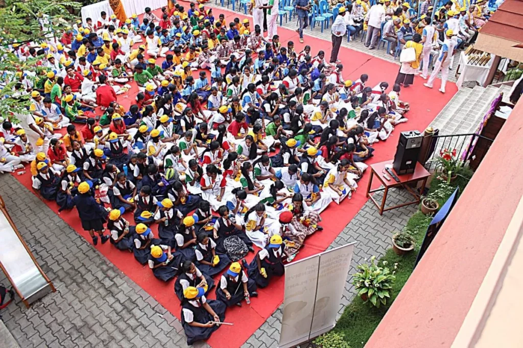 Children at an awareness rally